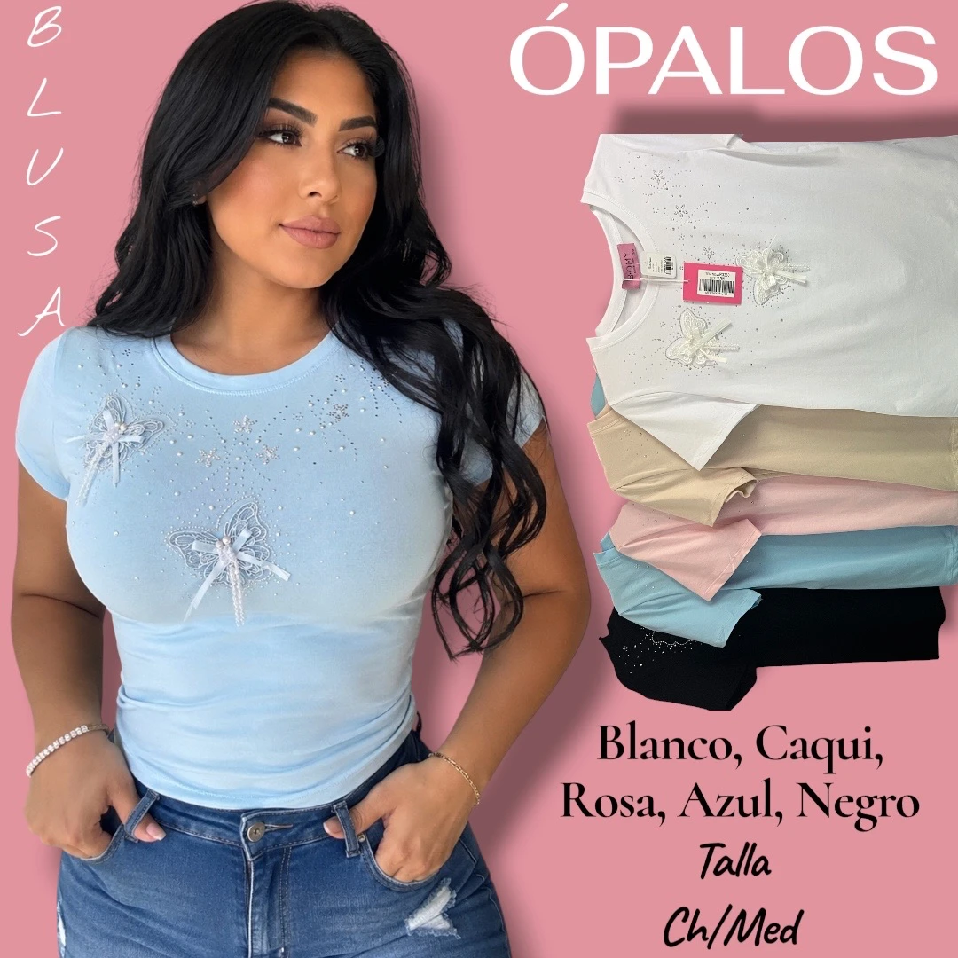 Blusa Mariposa Ch/Med