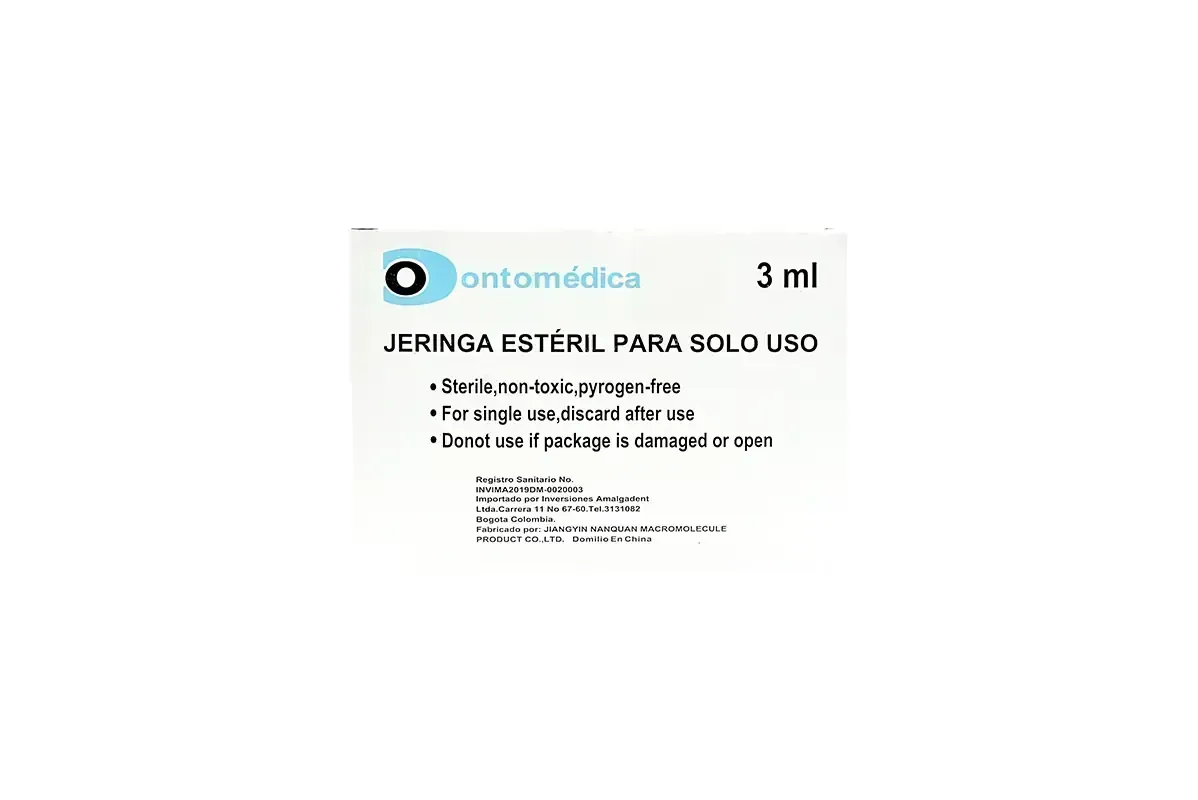 JERINGA 3 ML X 100 ODONTOMEDICA