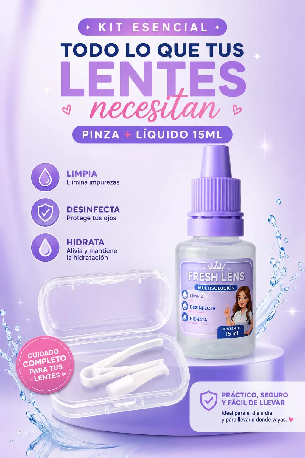 KIT CUIDADO BASICO PARA LENTES 