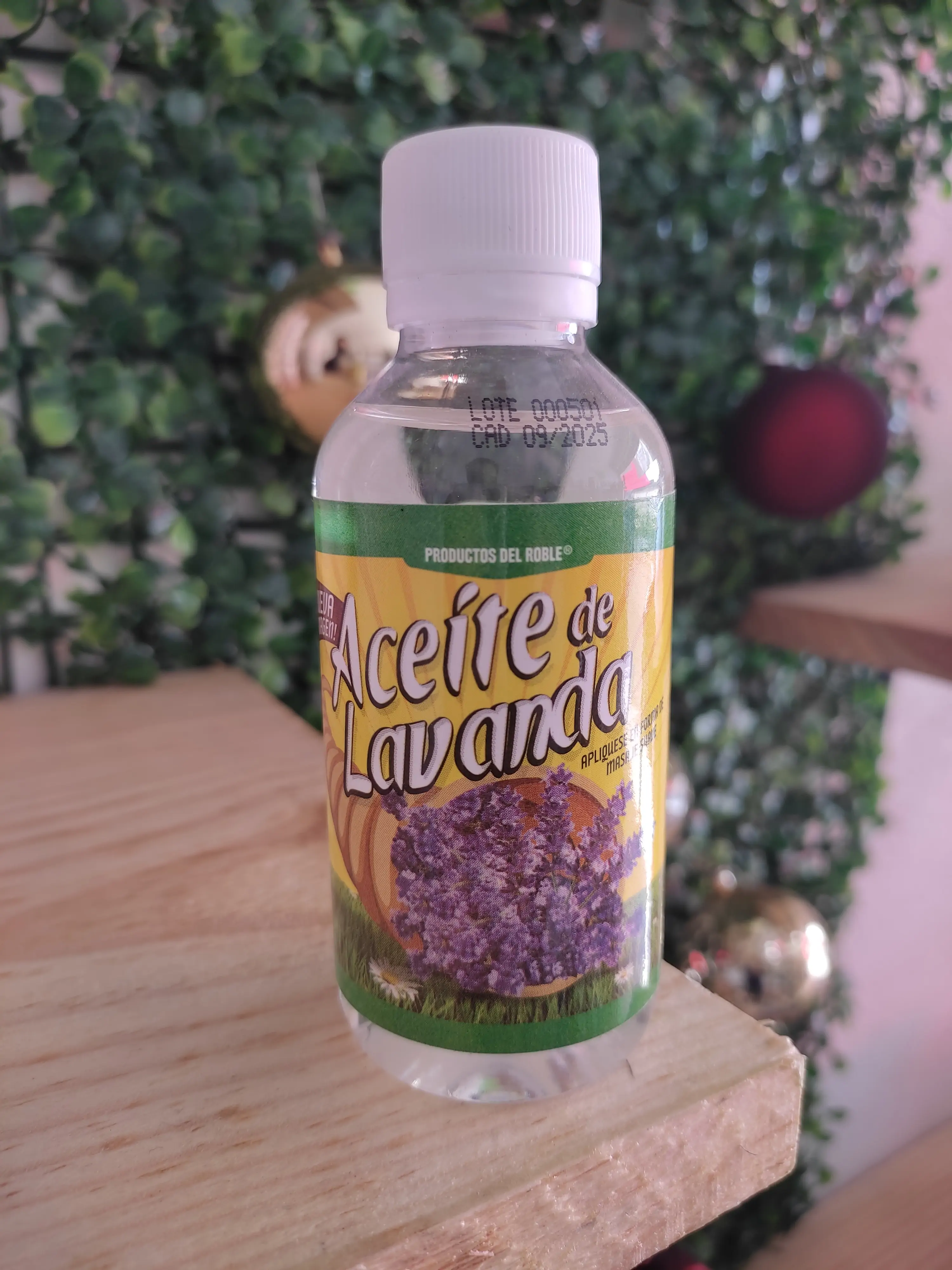 Aceite de lavanda productos del roble