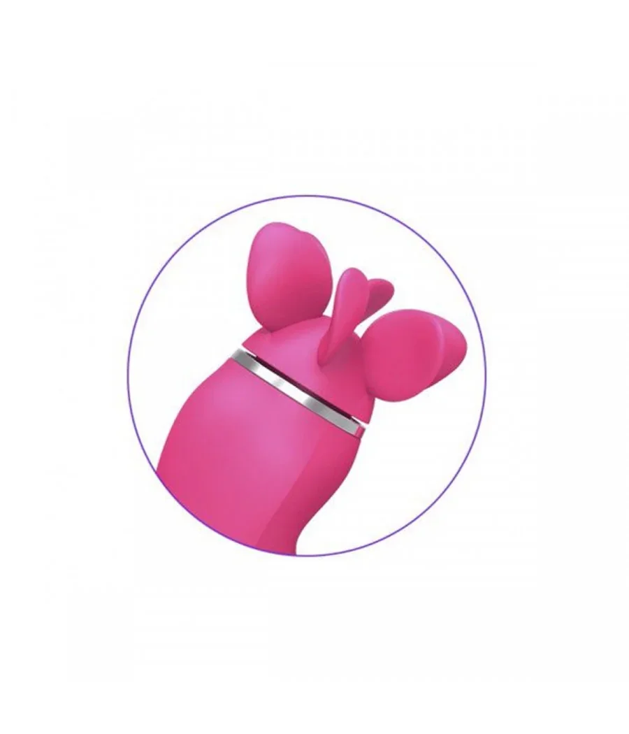 Vibrador Con Estimulador De Clítoris Tina Kiss 2