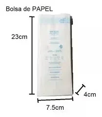 PAQ. BOLSA P ESTERILIZADO EN SECO 100PZS