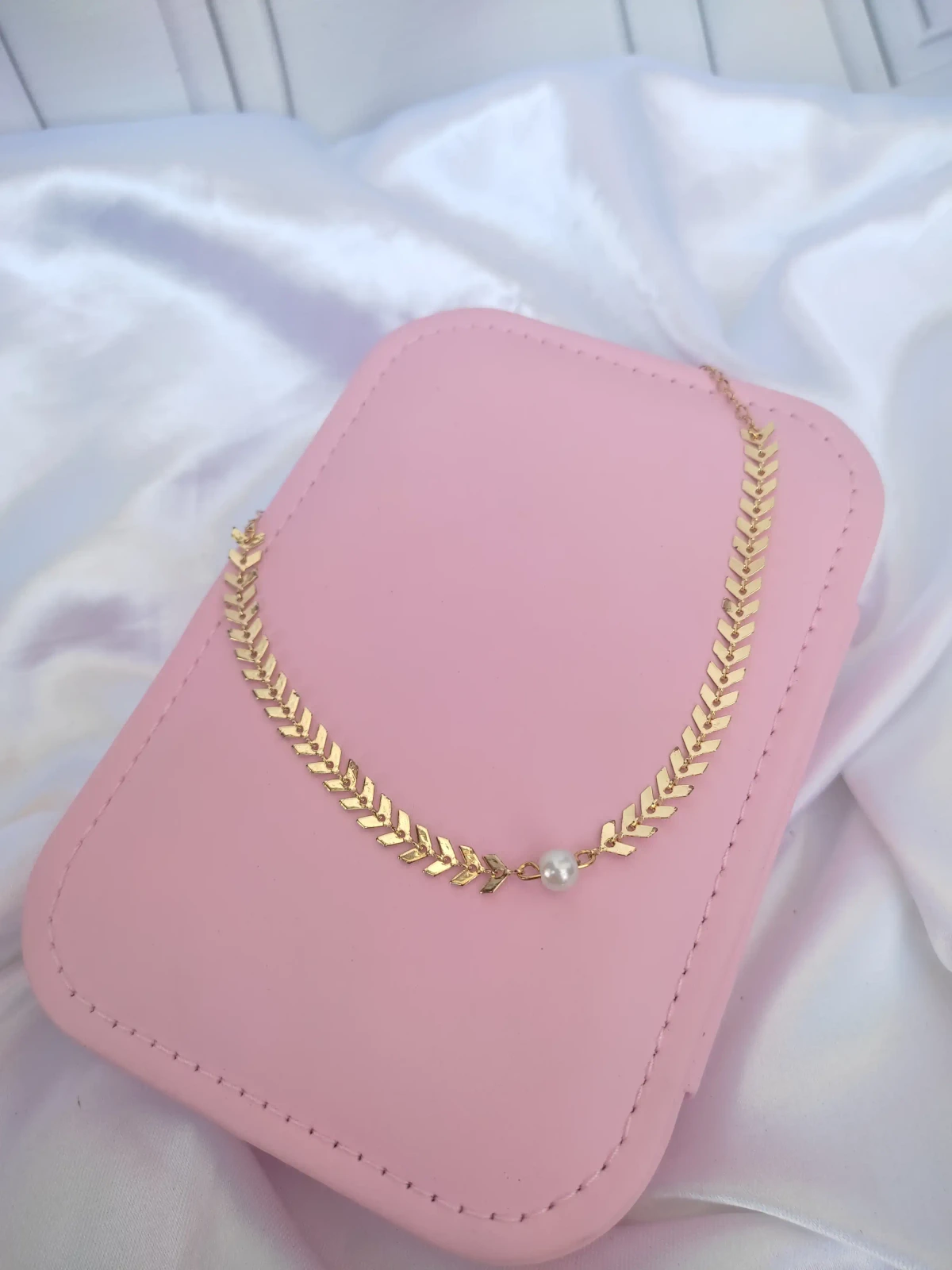 CHOKER ESPIGAS PERLA