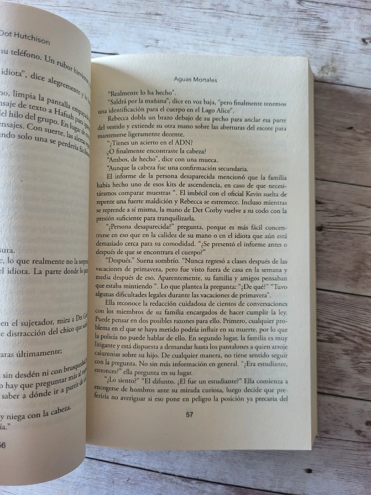 Aguas mortales / Dot Hutchison / Novela / Thriller 3