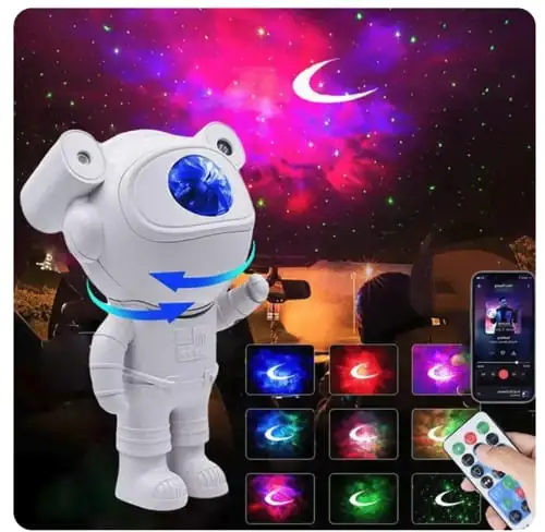 Mini astronauta proyector