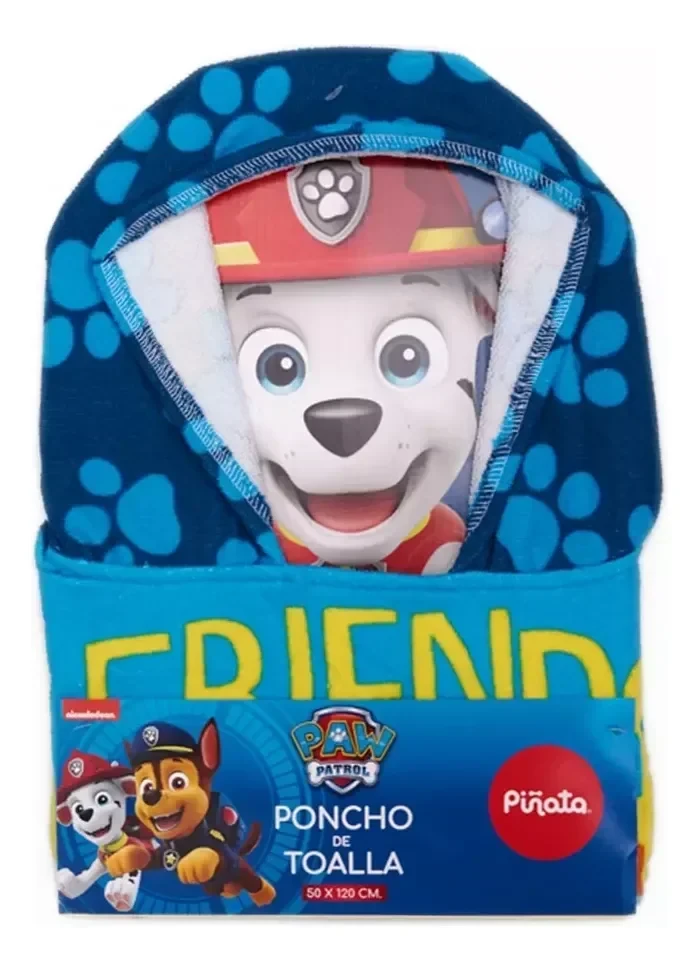 PONCHO INFANTIL PARA SALIDA DE BAÑO PIÑATA  2