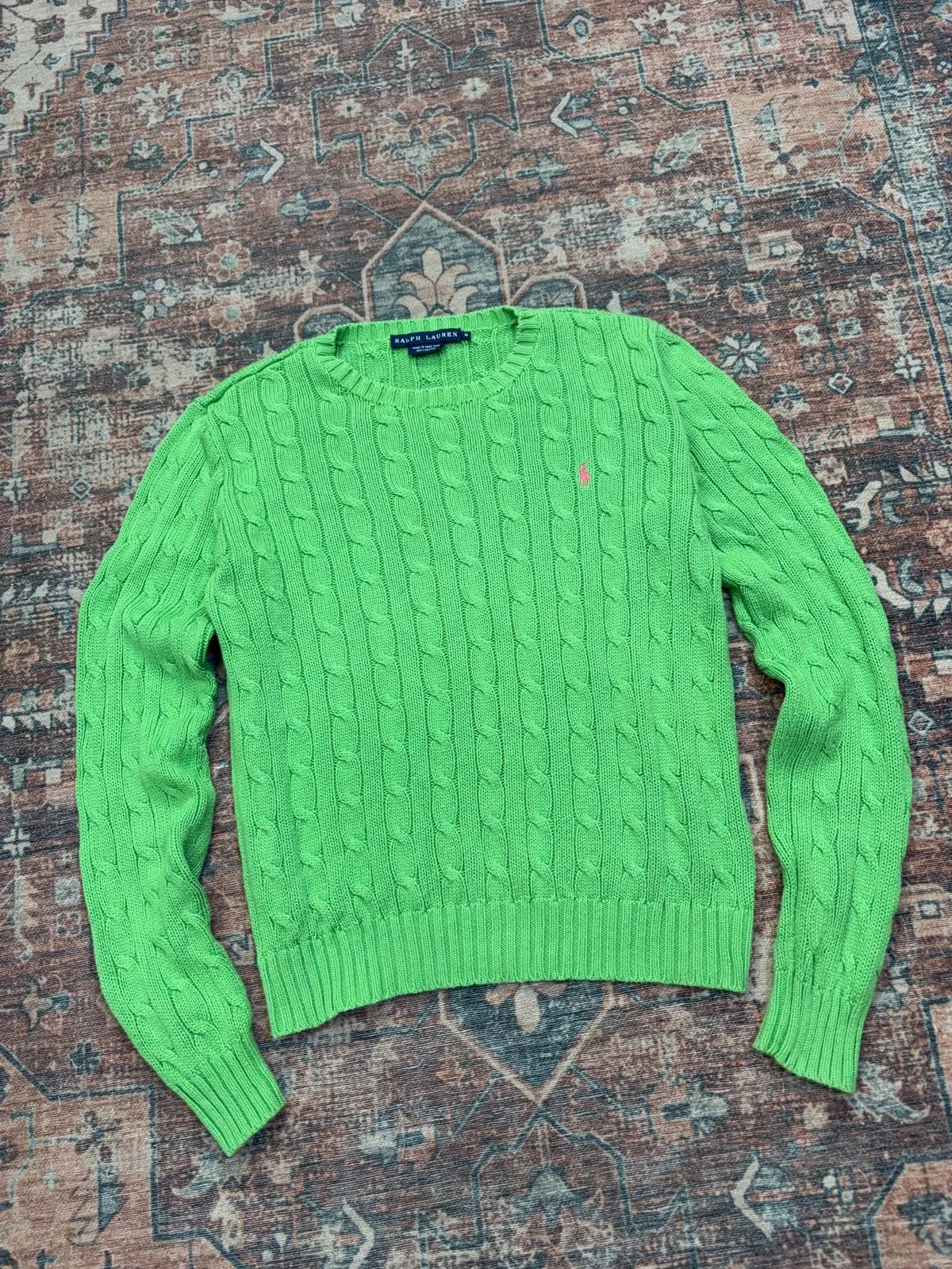 RALPH LAUREN CABLE-KNIT SWEATER 4