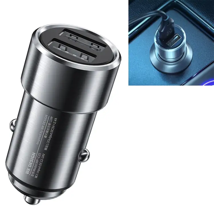 Cargador para auto WK  12W 2