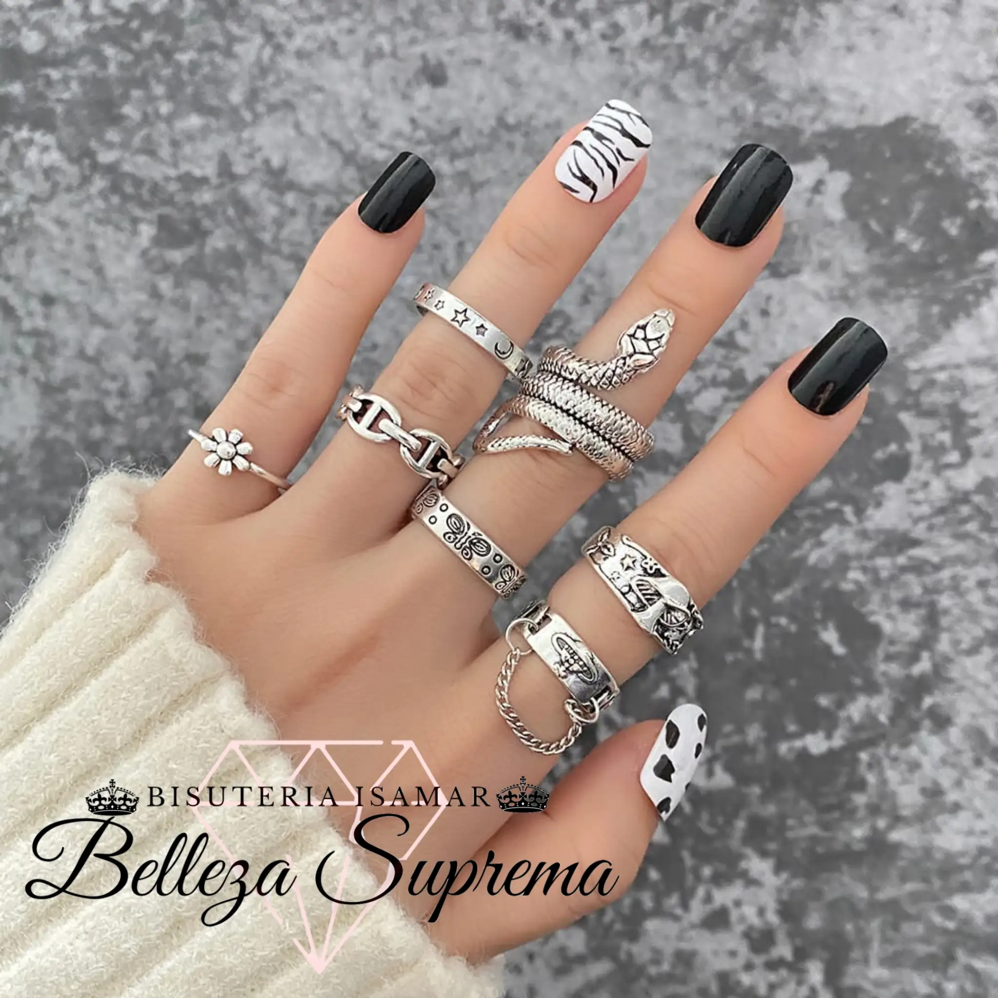 SET DE 7 ANILLOS 