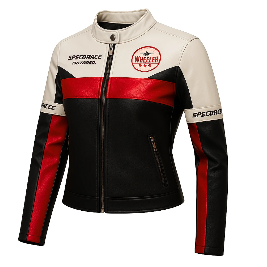 Chaqueta Dama motera 3