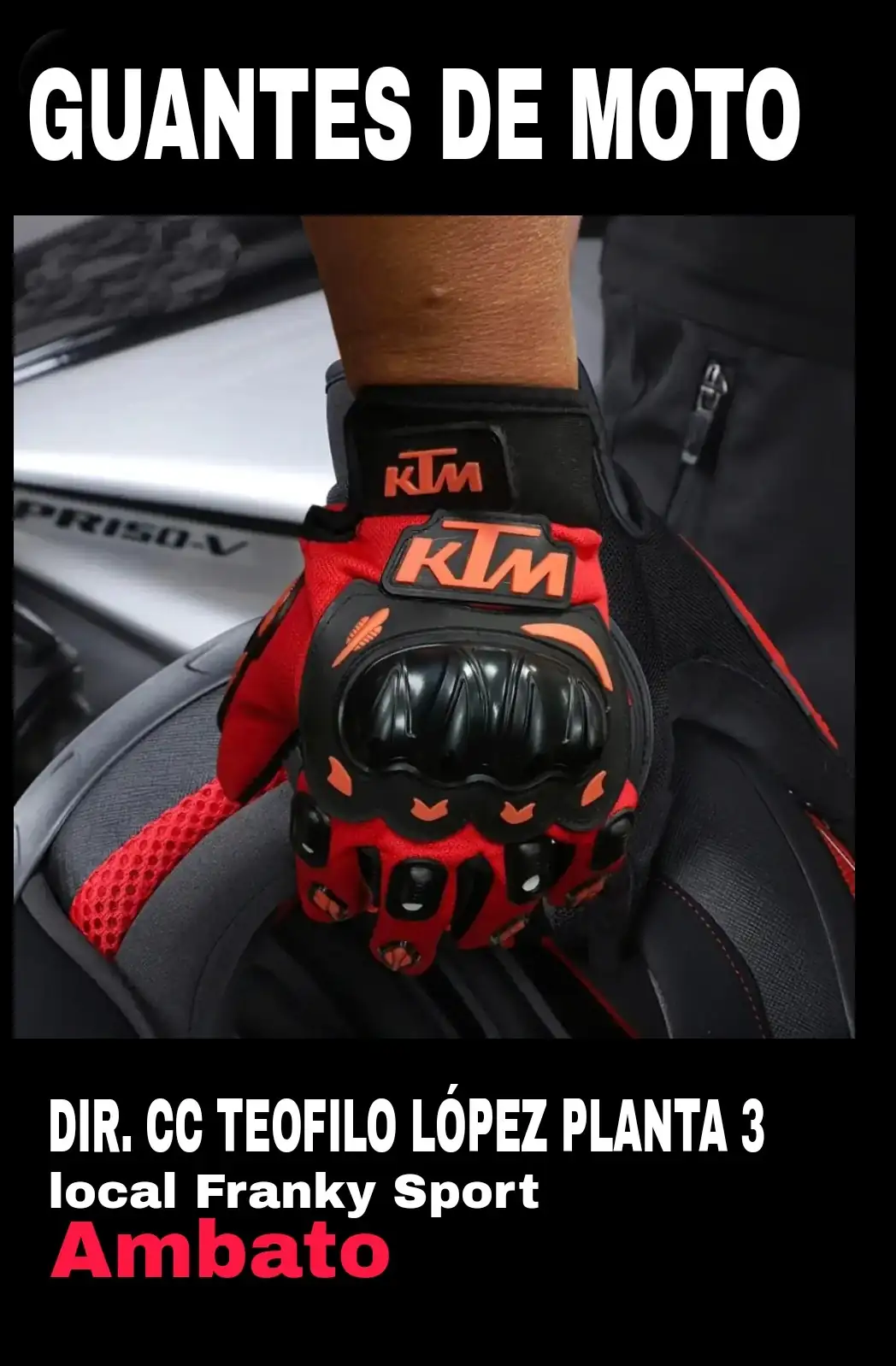 GUANTES DE MOTO KTM  4