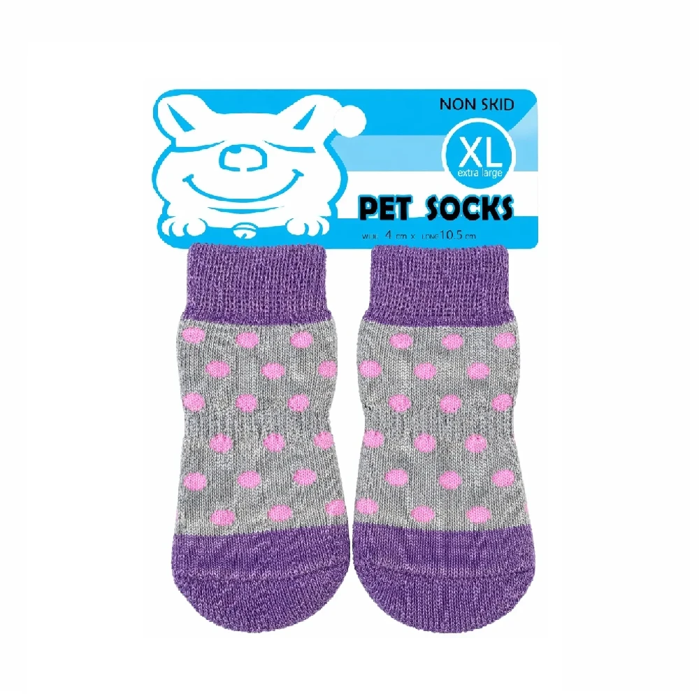 Pack de 4 medias antideslizantes talla XL