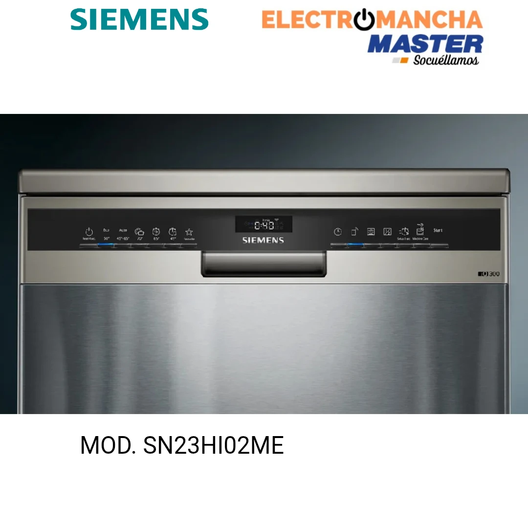 LAVAVAJILLAS SIEMENS IQ300 SN23HI02ME INOX 14 CUB. CLASE D  3