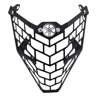 AC Xtz 150 / P. Farola acero negro logo 3d cromado ML