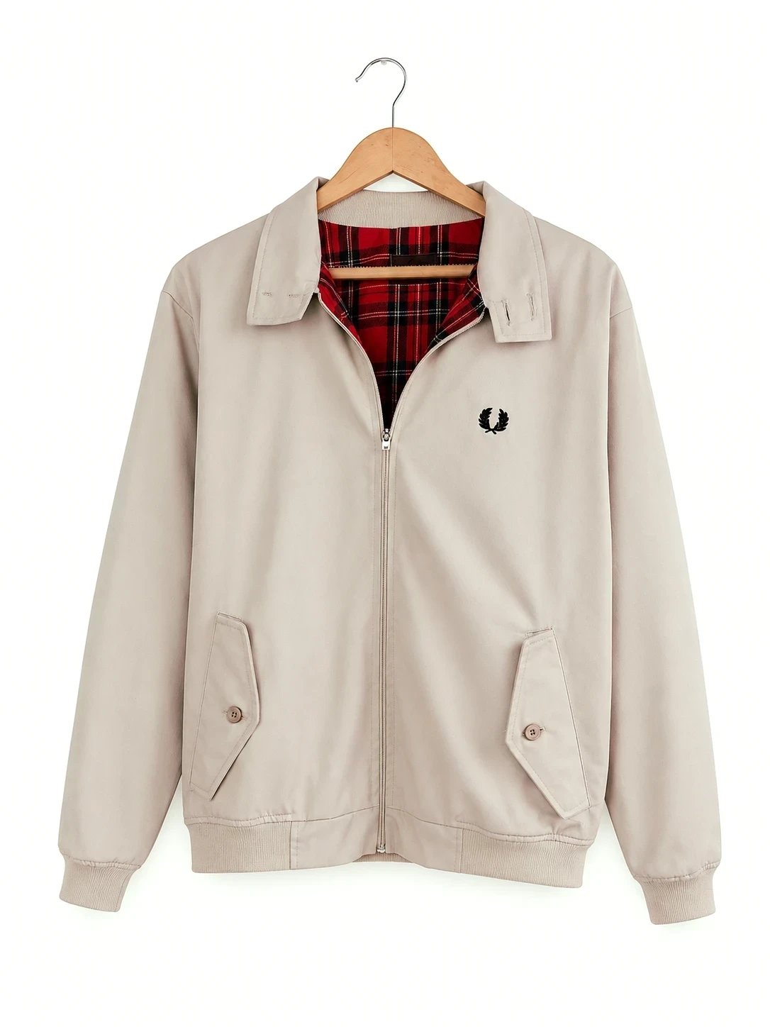 Harrington beige talla L 