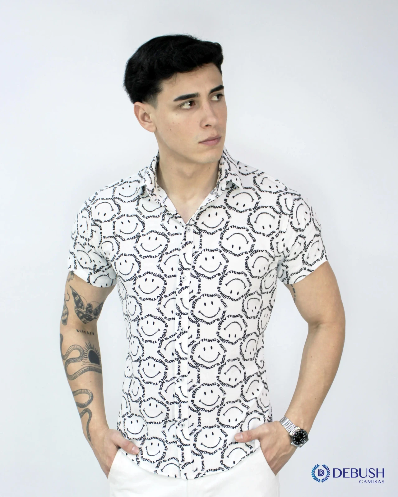 Camisa en seda francesa 
