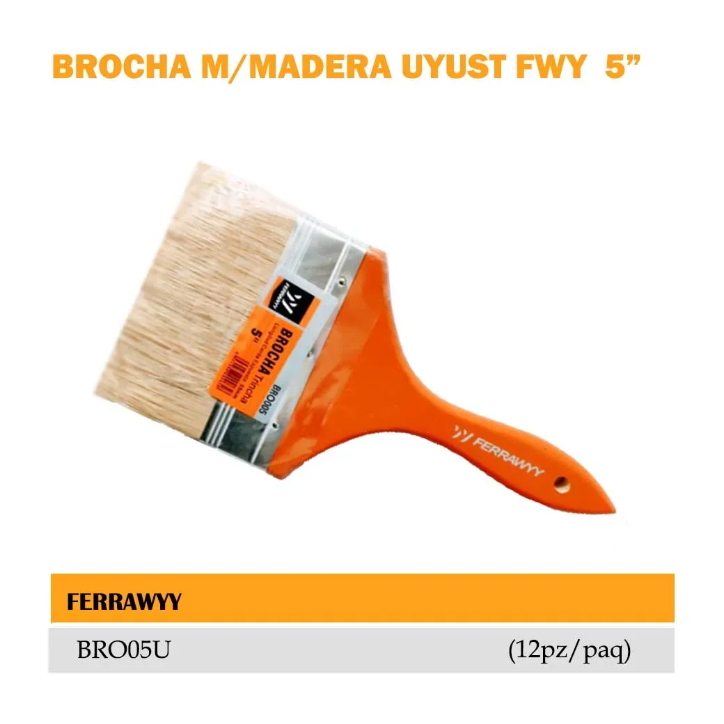 BROCHA M/Madera UYUST 5" 