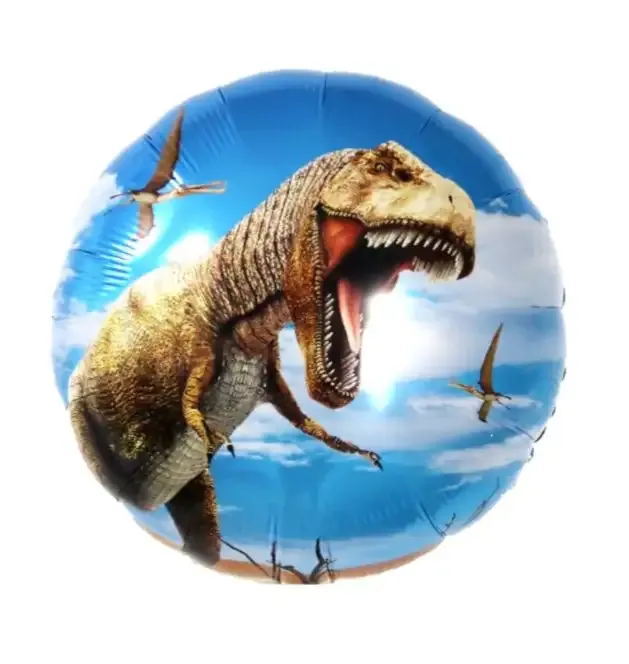Globo dino redondo 18 pulgadas 