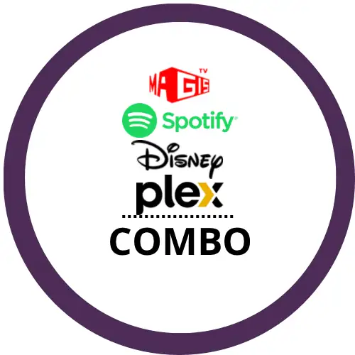 Combo MagisTV - Spotify - Plex - Disney+
