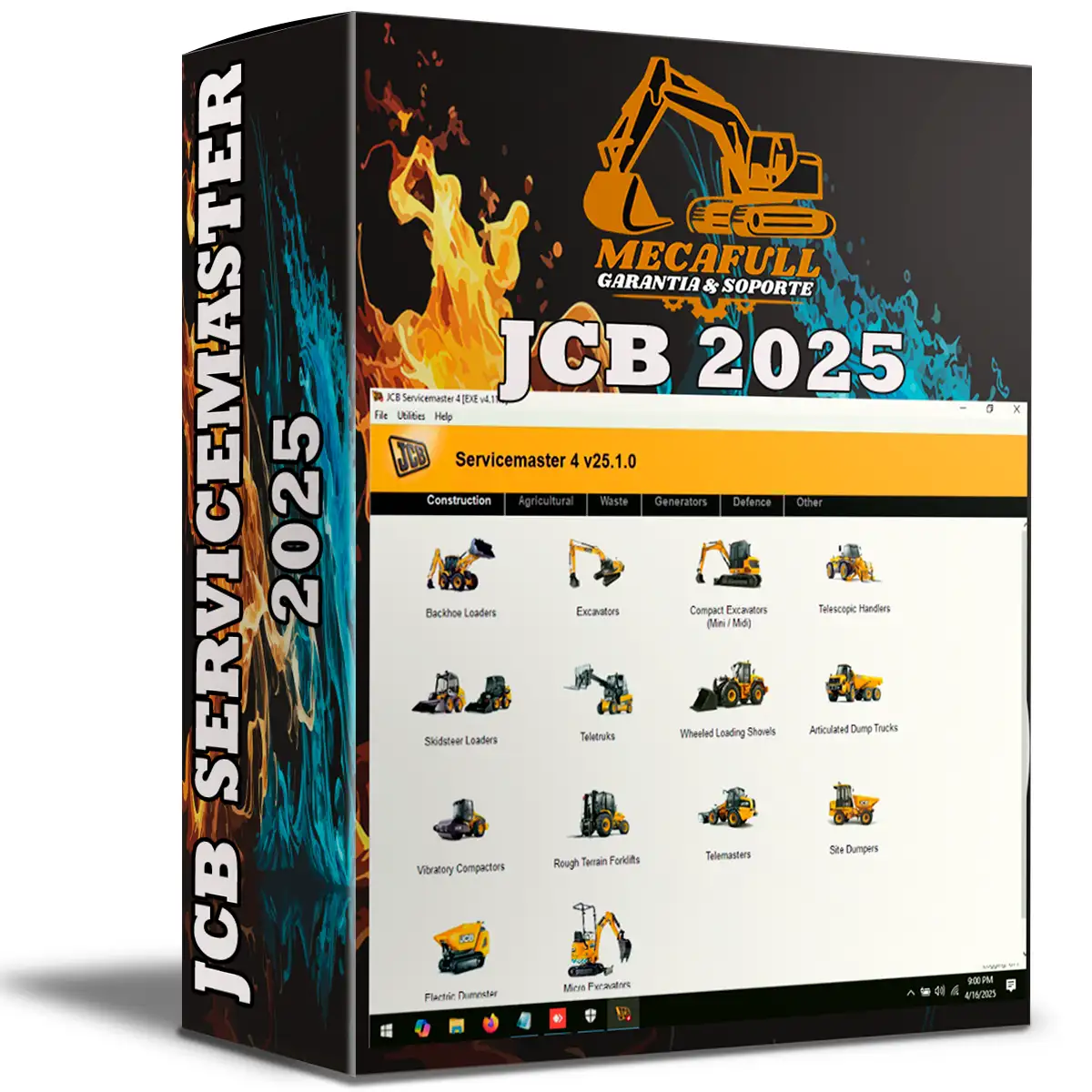 JCB 2025 , SERVICEMASTER 