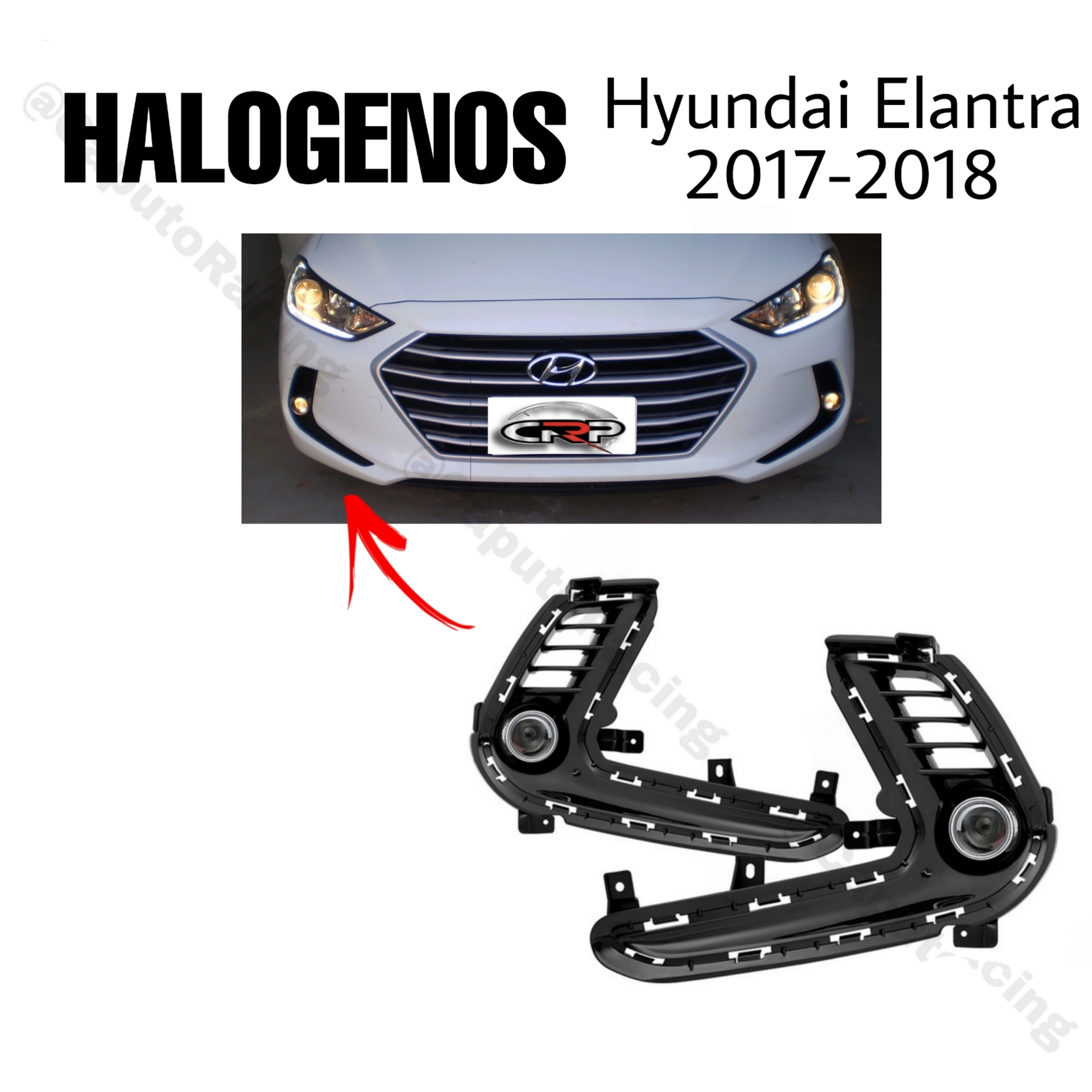 HALOGENOS HYUNDAI ELANTRA 2017-2018