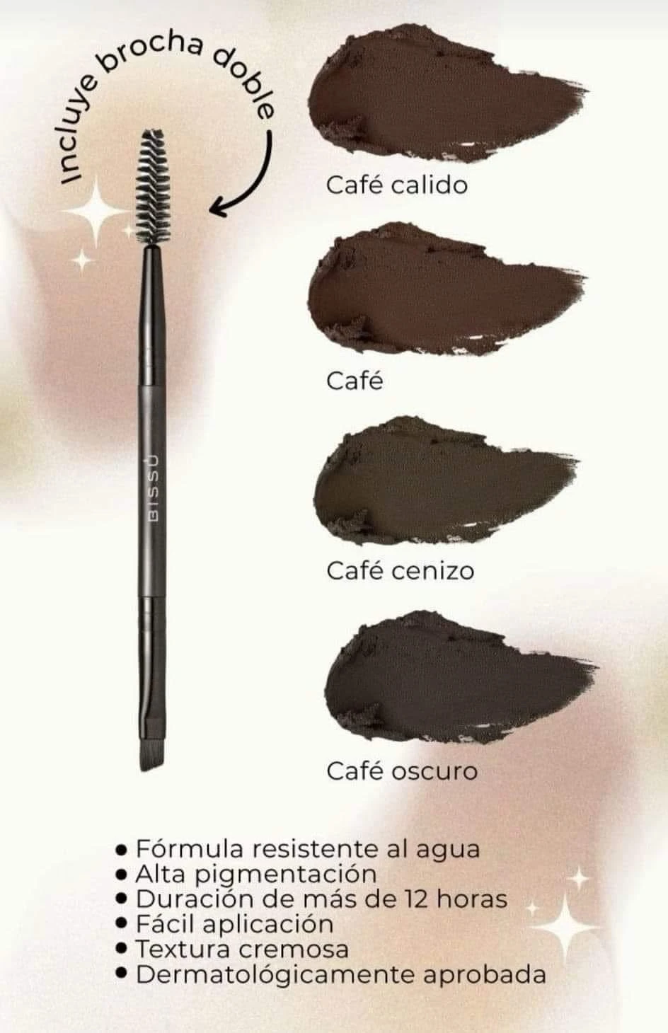 Pomada para ceja bissu 2