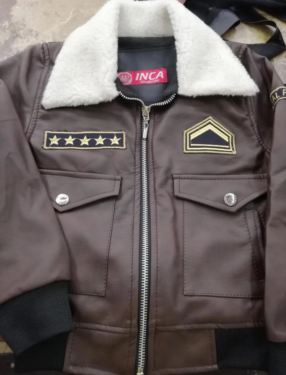 Chaqueta piloto niños unisex 3