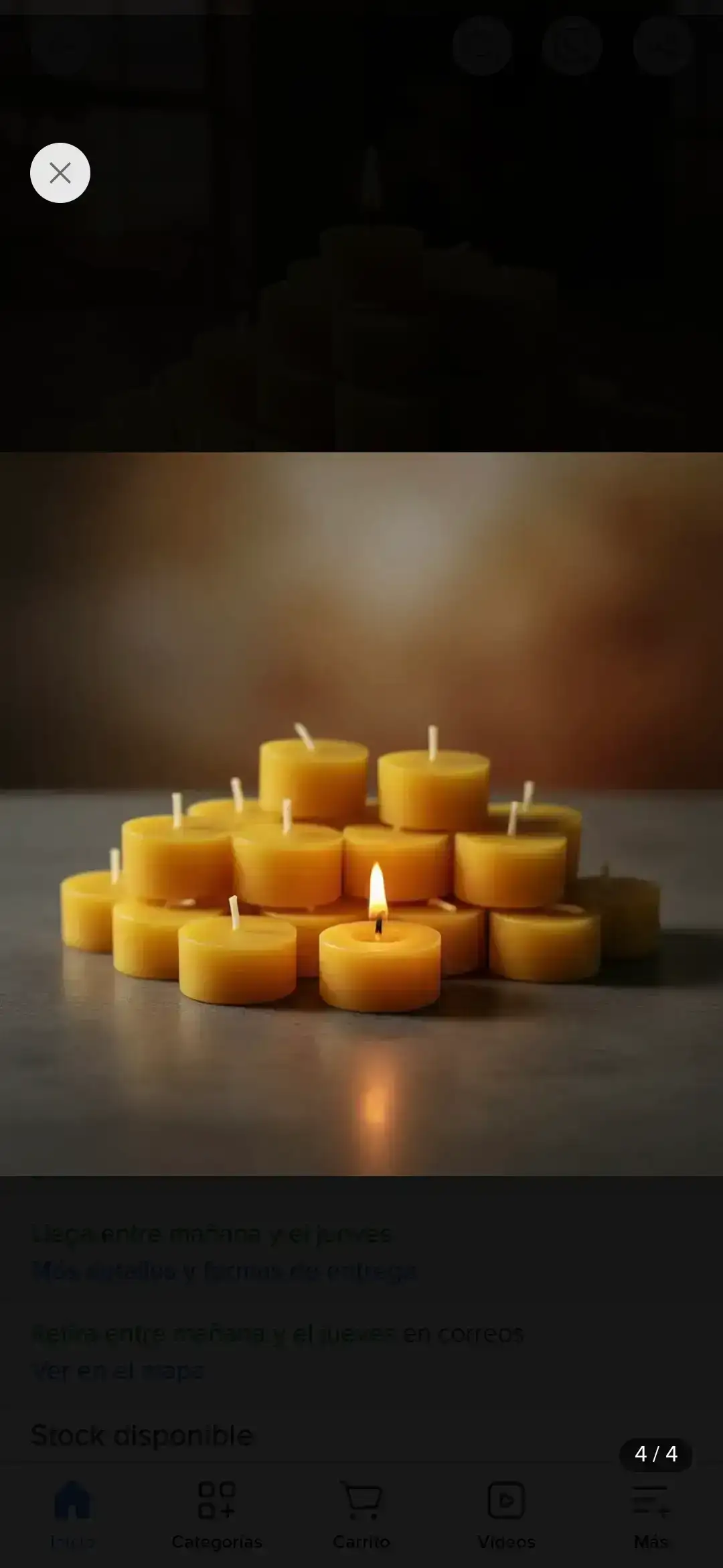 Velas de miel diferentes diseños. 3