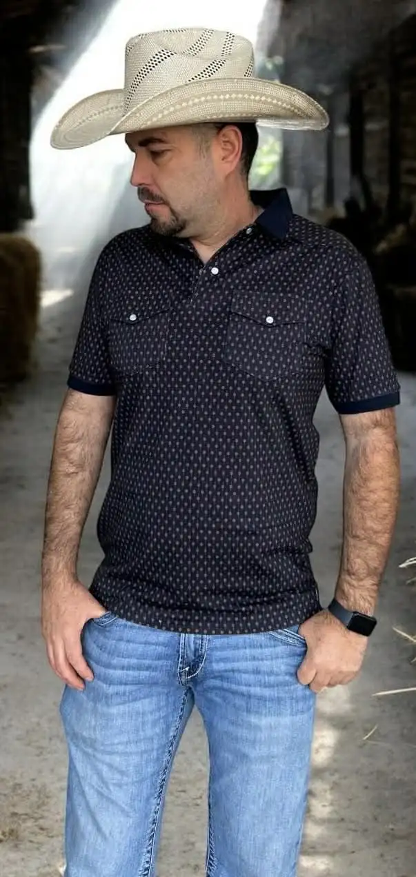 PLAYERA POLO VAQUERA MANGA CORTA 