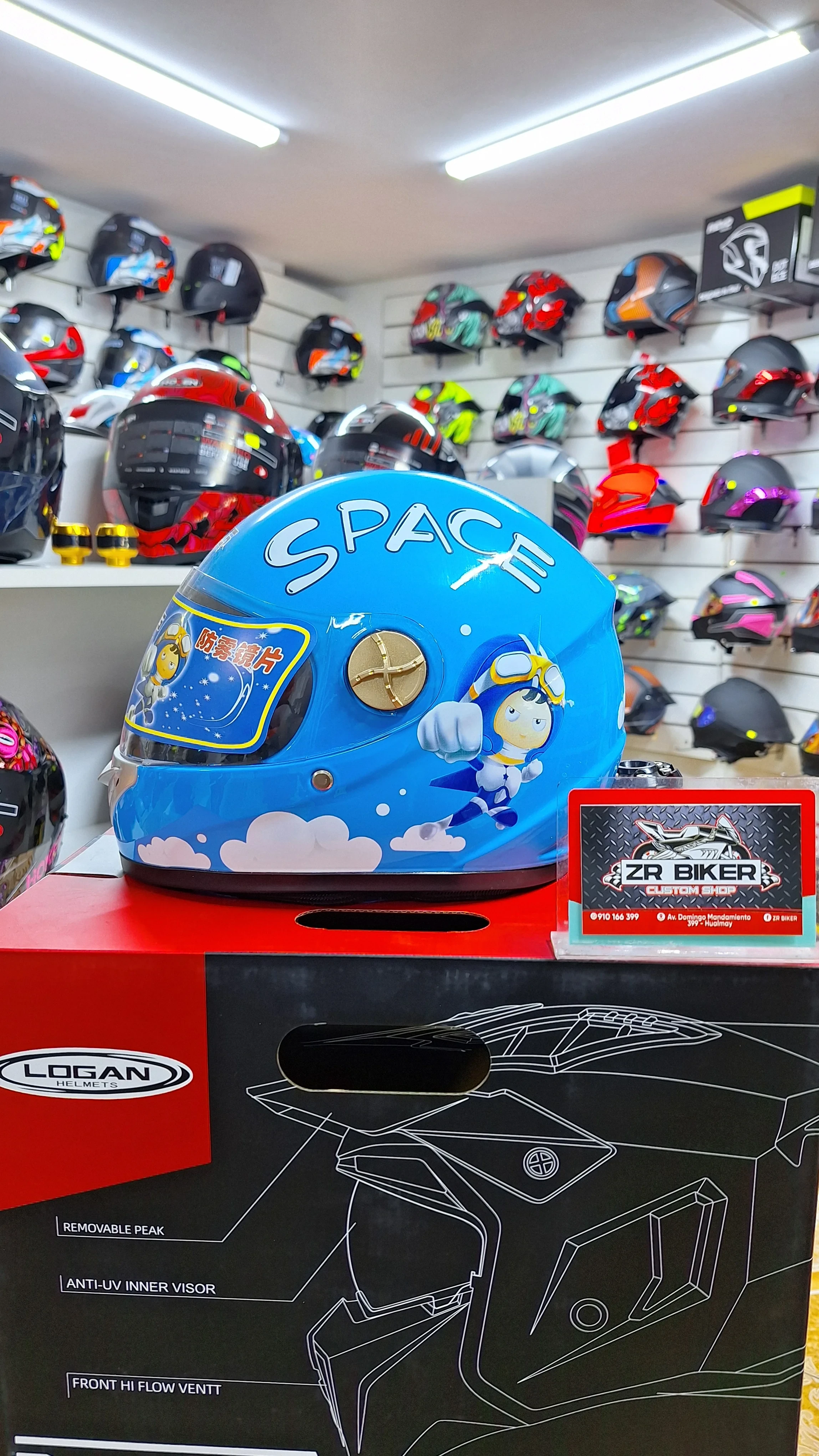 CASCO CLASICO PARA NIÑO