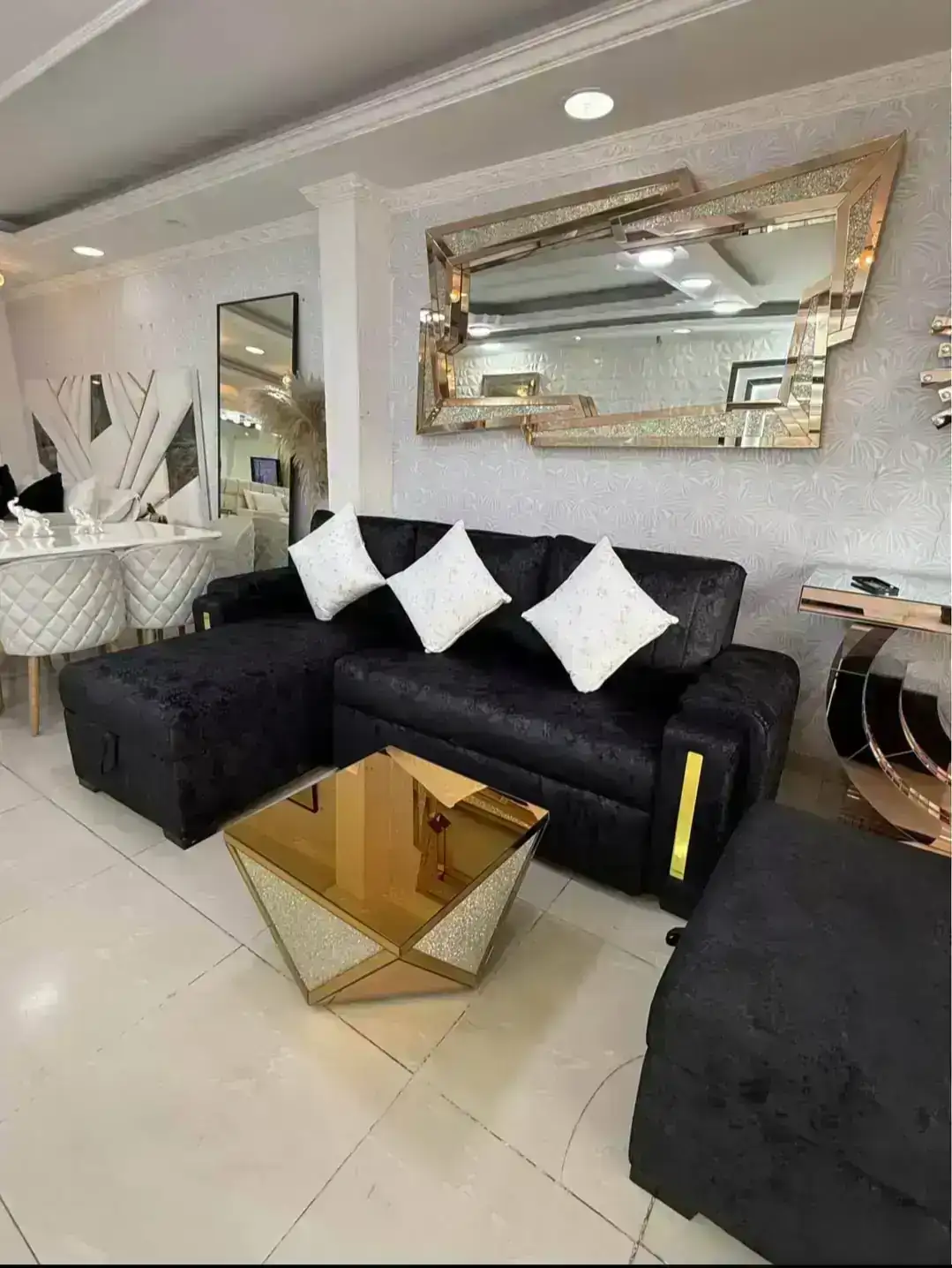 Sala en L Sofá-cama Multifuncional  2