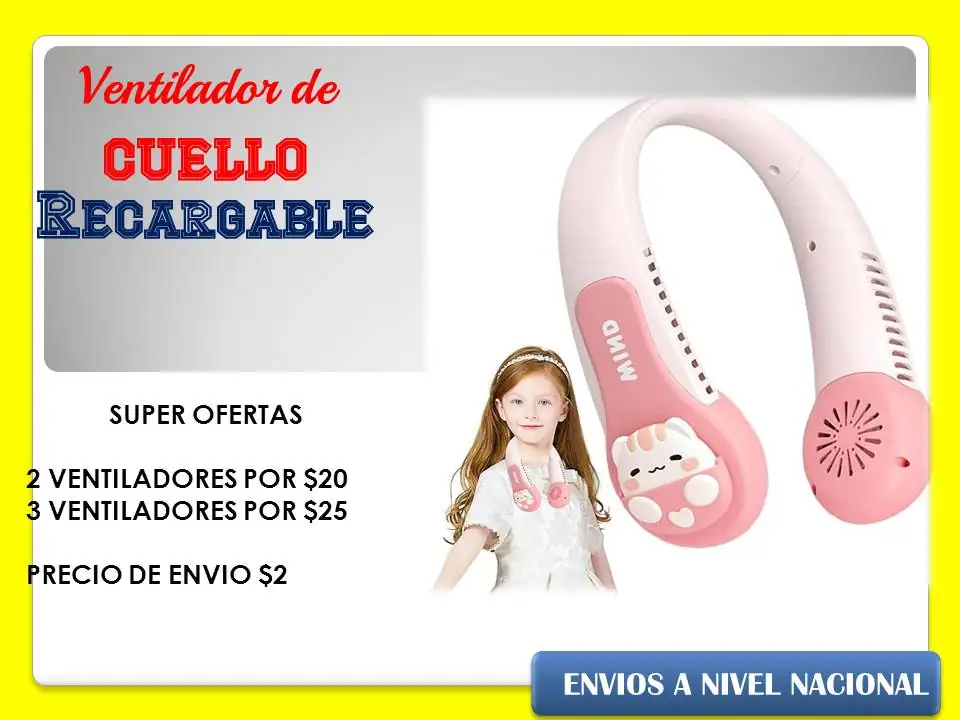 Ventilador para cuello infantil 