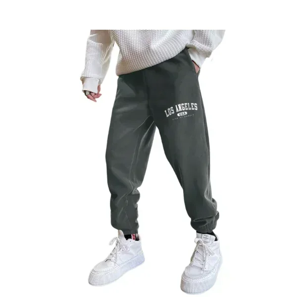 Hombres Pantalones deportivos con estampado de letra