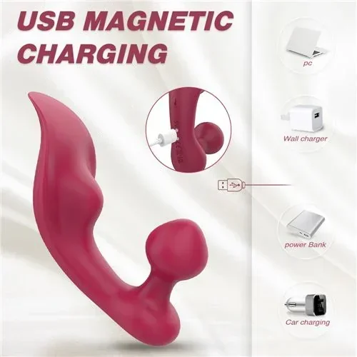 Vibrador Tanga Clitoris Anal Recargable Con Control Remoto 8