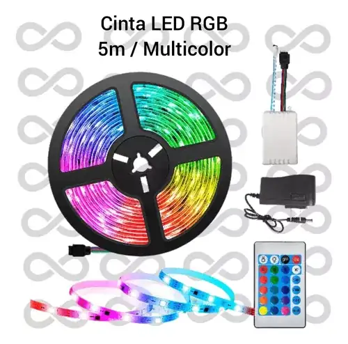 Cinta de Luz Led 5mts de Colores