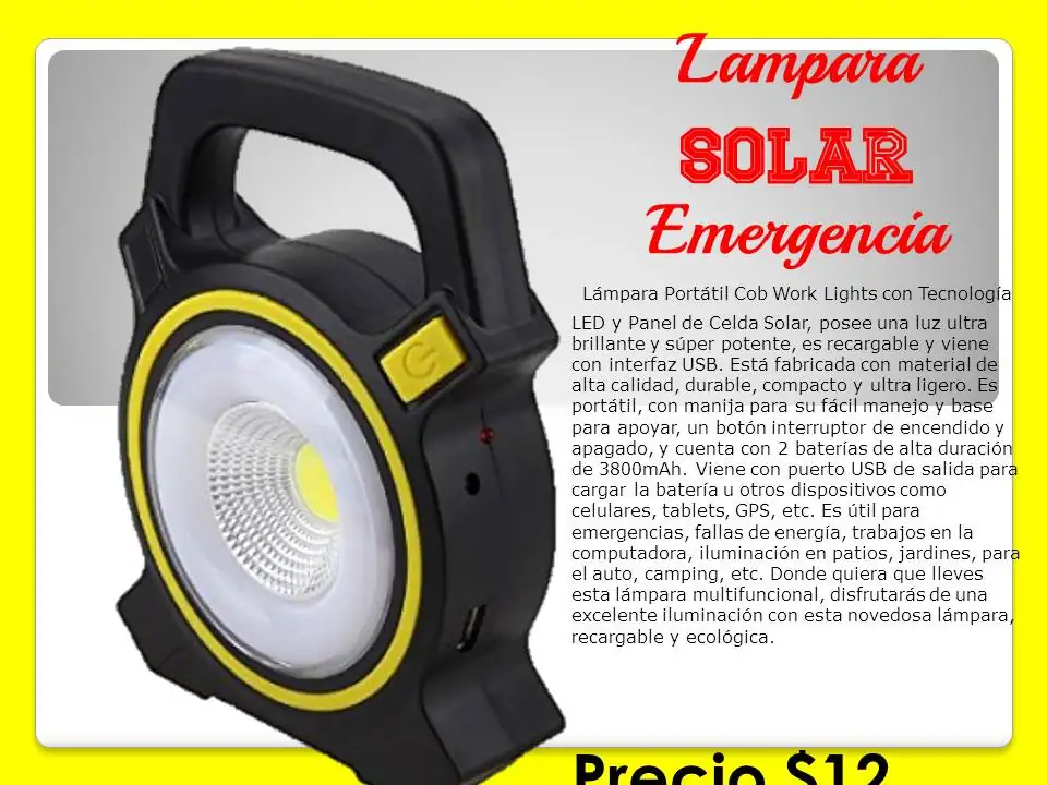 Lámpara para emergencia 2