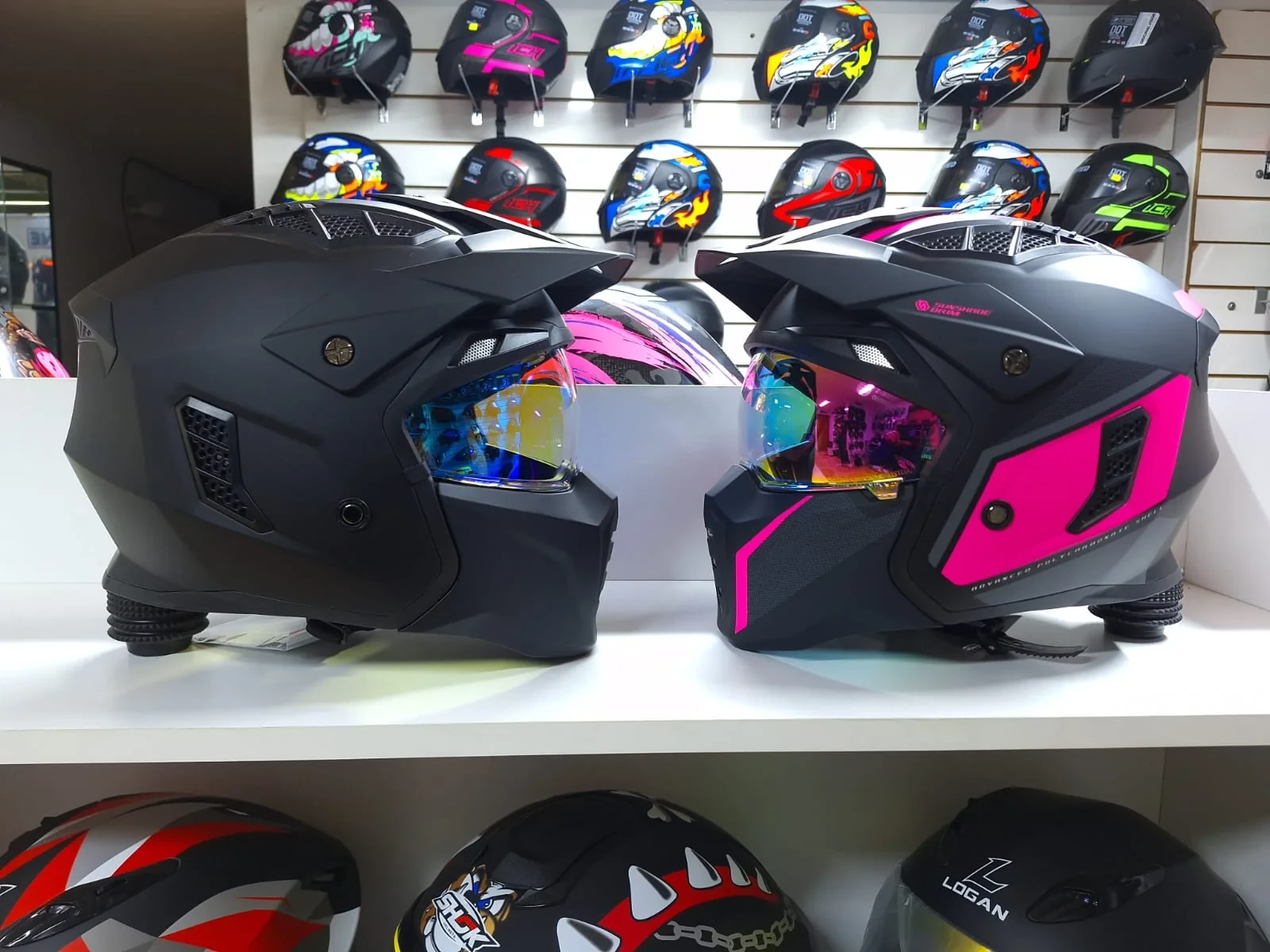 CASCO LOGAN HELMETS ROBOCOP PAREJA  2