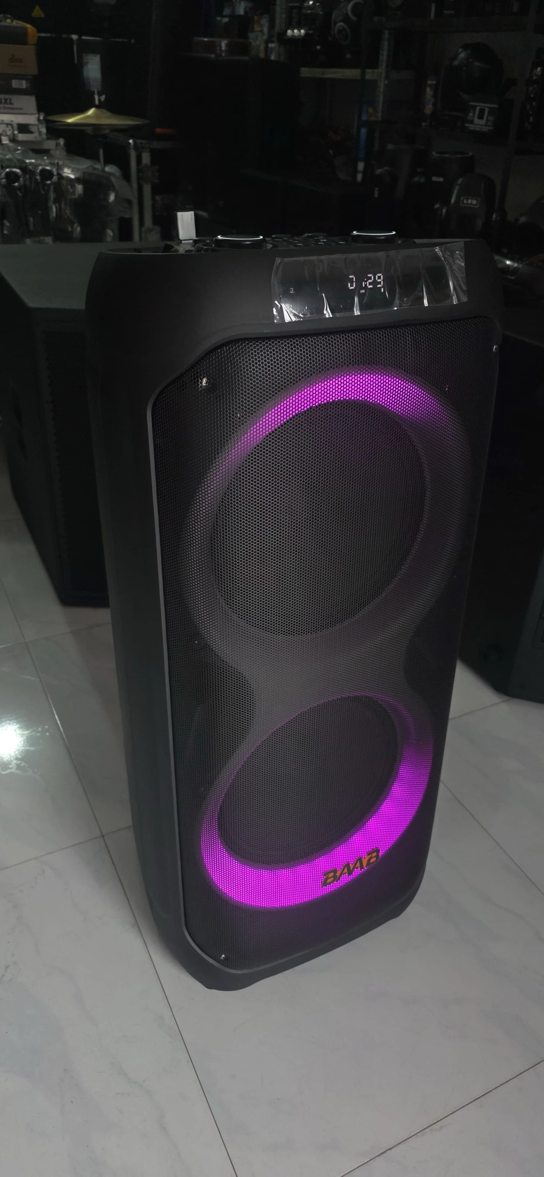 PARLANTE RECARGABLE "BAAB" B210-01   CON DOBLE BAFLE DE 10 PULGADAD Y 2 MIC INALAMBRICO         PRECIO: 1550BS🎼 2