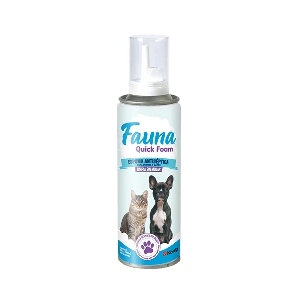 Fauna Quick Foam  Espuma Antiséptica x 210 ml - Konig