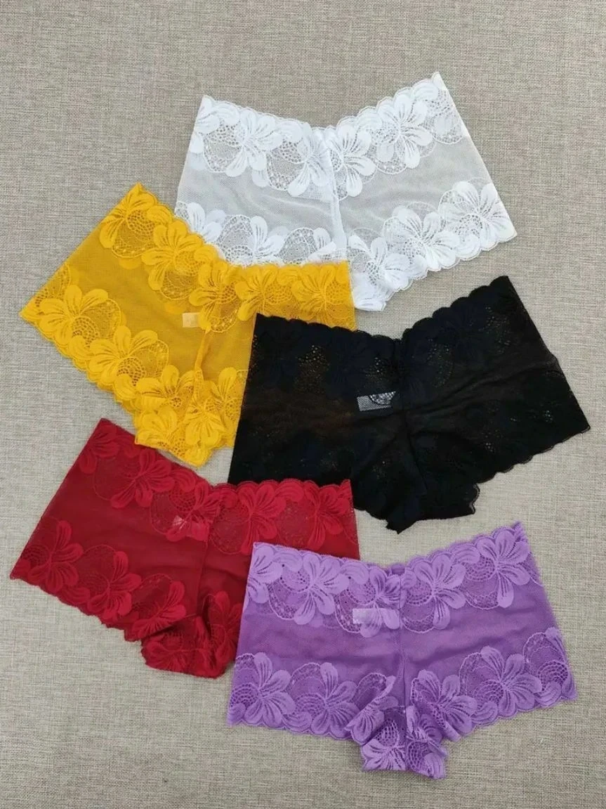 Cacheteros Blonda 5 piezas tallas (S, M, XL)