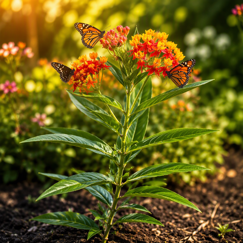 Asclepia que atrae mariposas - Citrusrod
