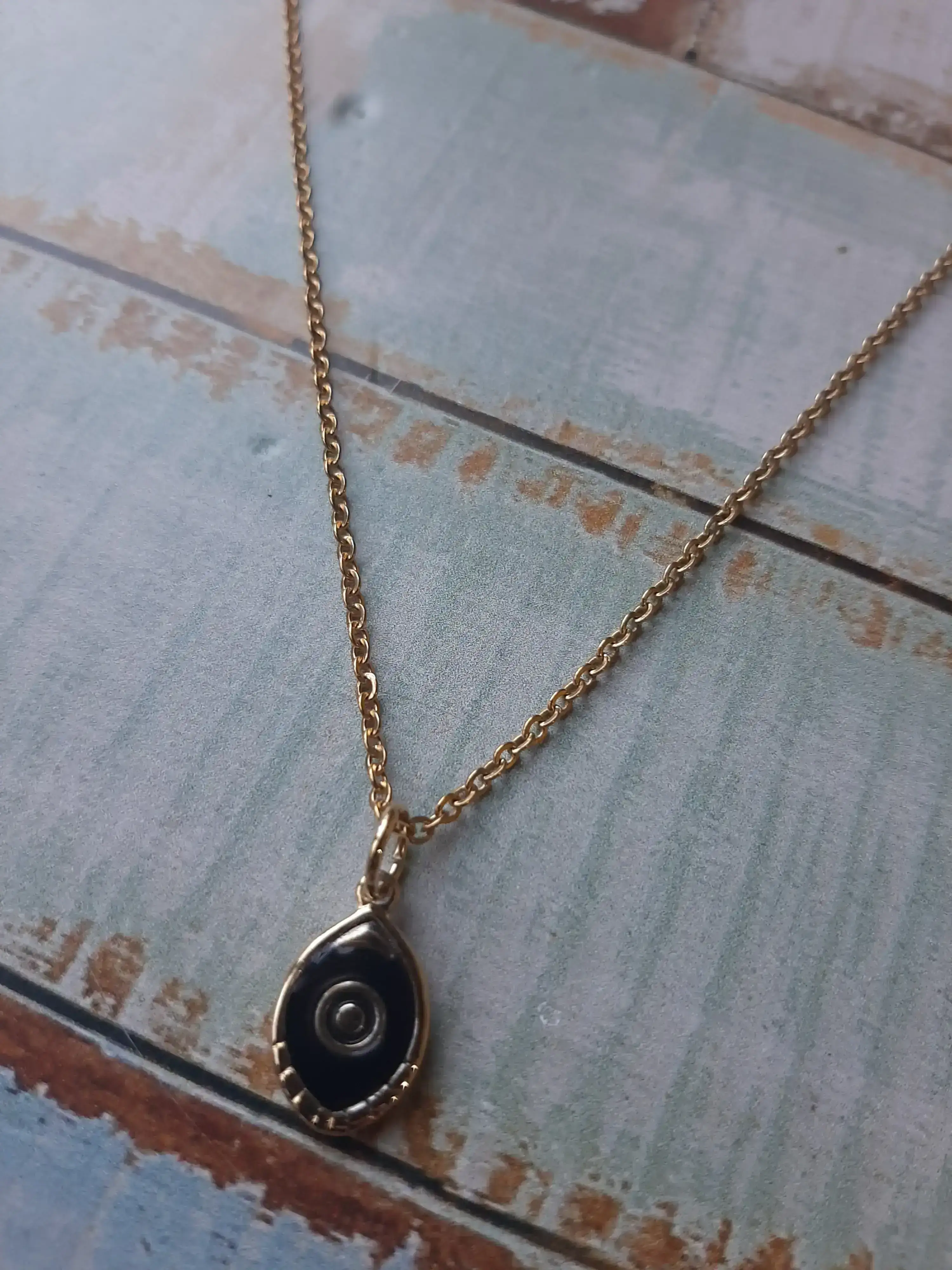 Cadena acero dorado