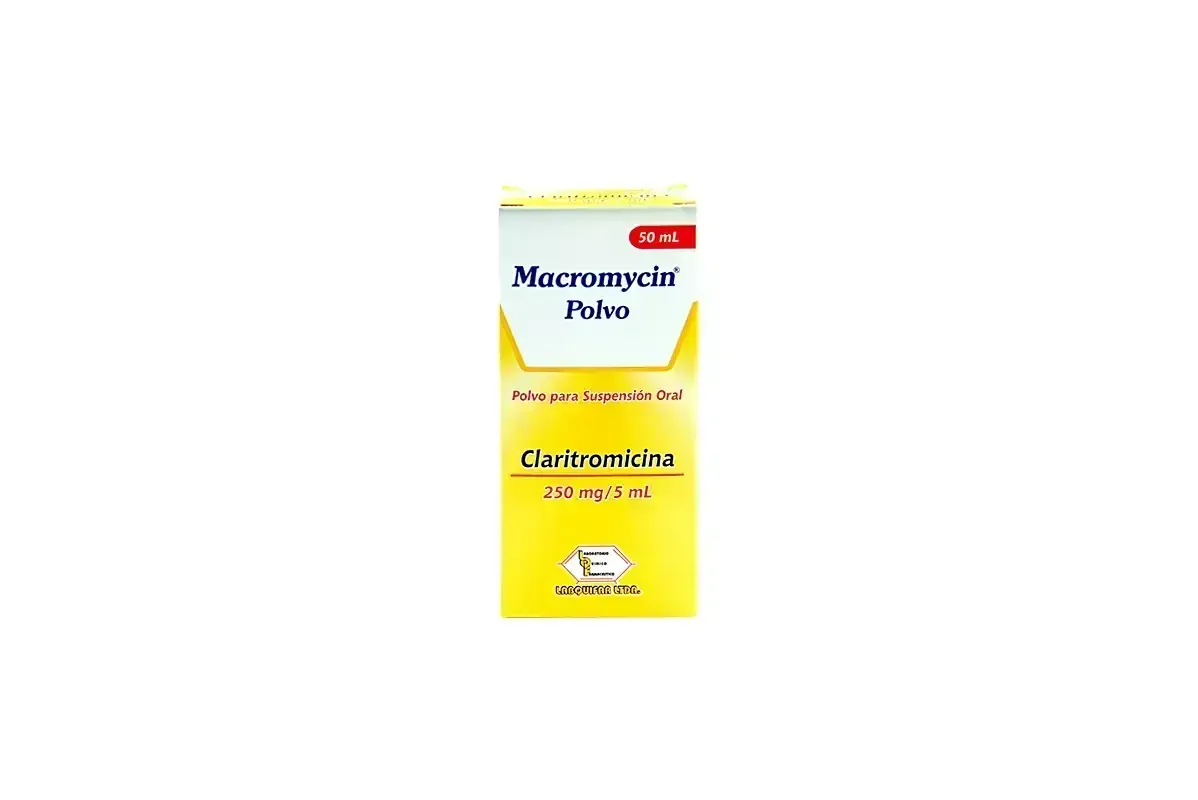 MACROMYCIN POLVO CLARITROMICINA