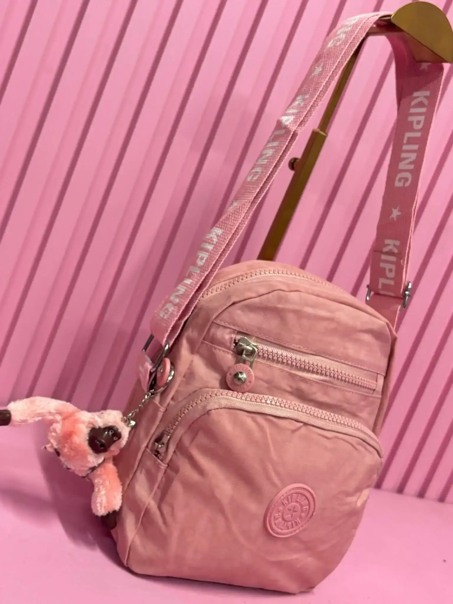 Crossbody kippling dupe bolso