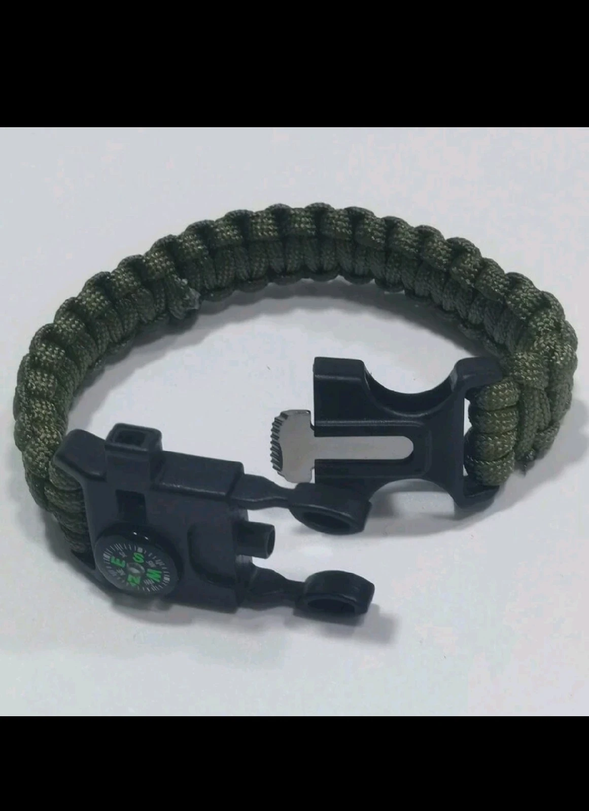 Pulsera Táctica de Supervivencia Paracord 4 en 1 5