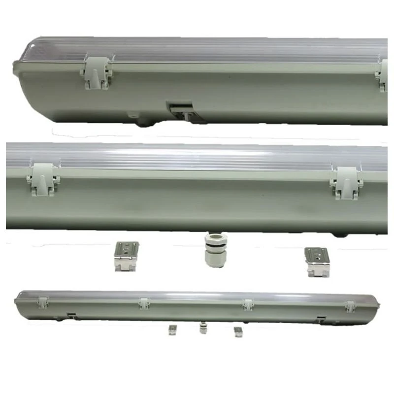 LUMINARIA HERMÉTICA GEBLER 2x16 - 2x18 CON TUBO LUXMAN