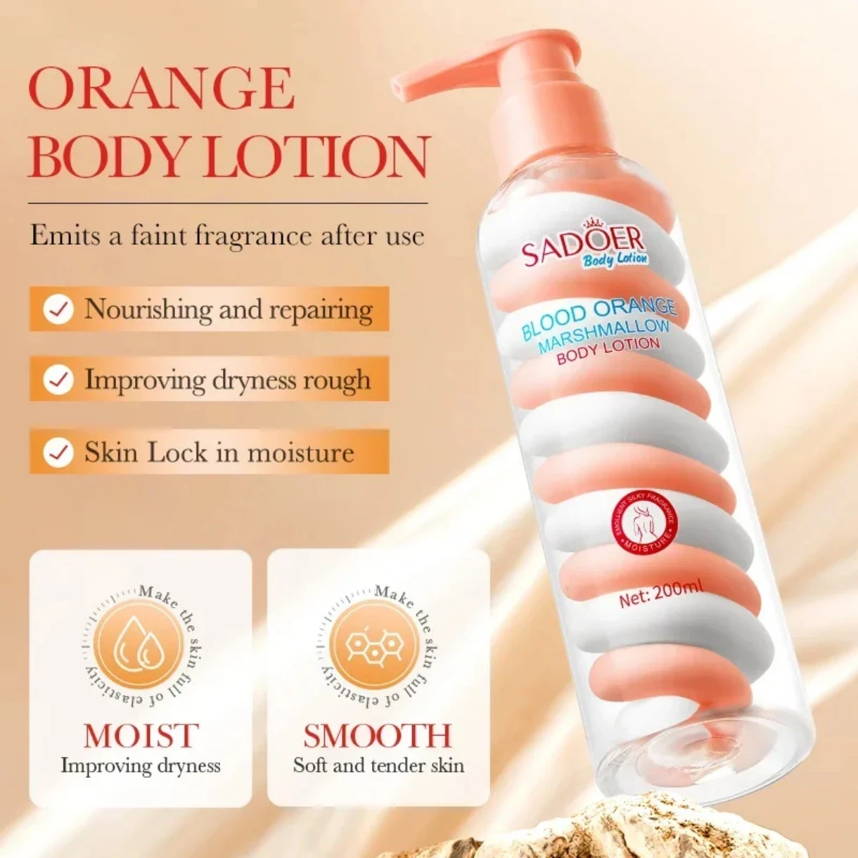 🍊✨ Blood Orange Marshmallow Body Lotion 200 ml 