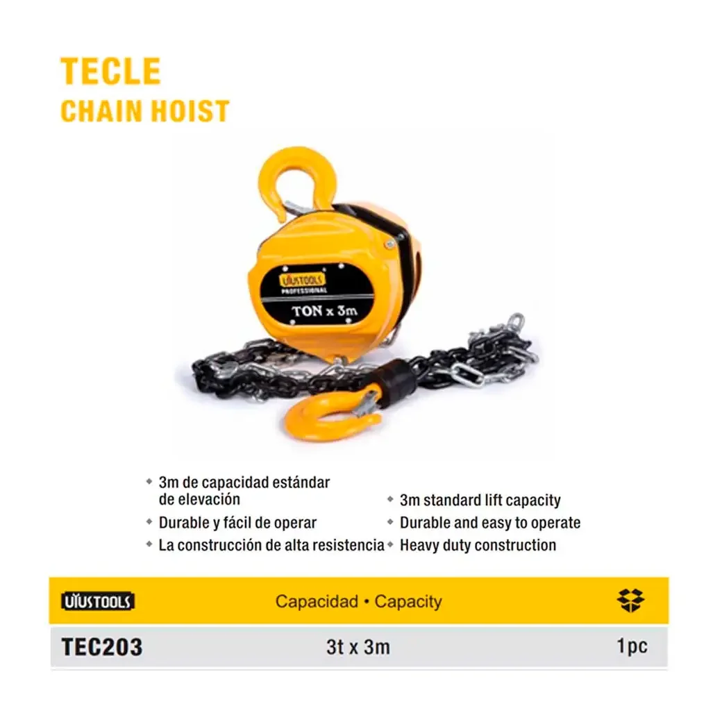 TECLE PROFESIONAL UYUST 3 TON X 3M