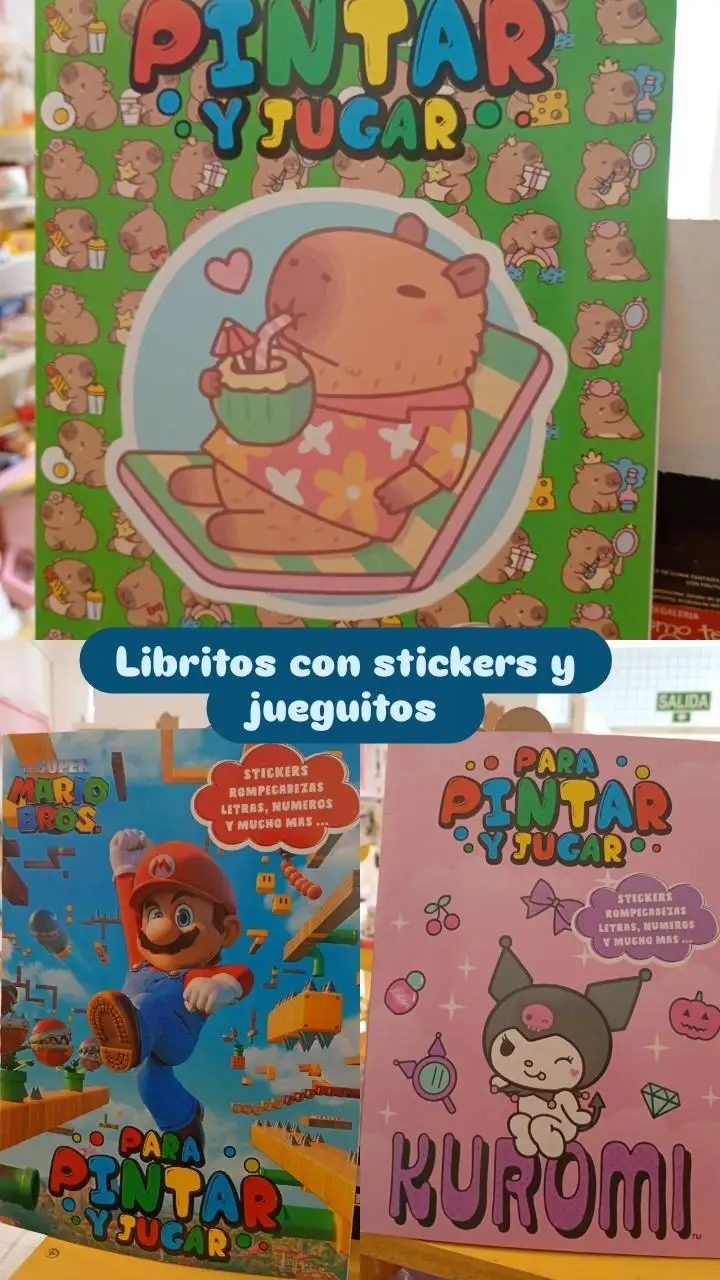 Libritos para pintar 