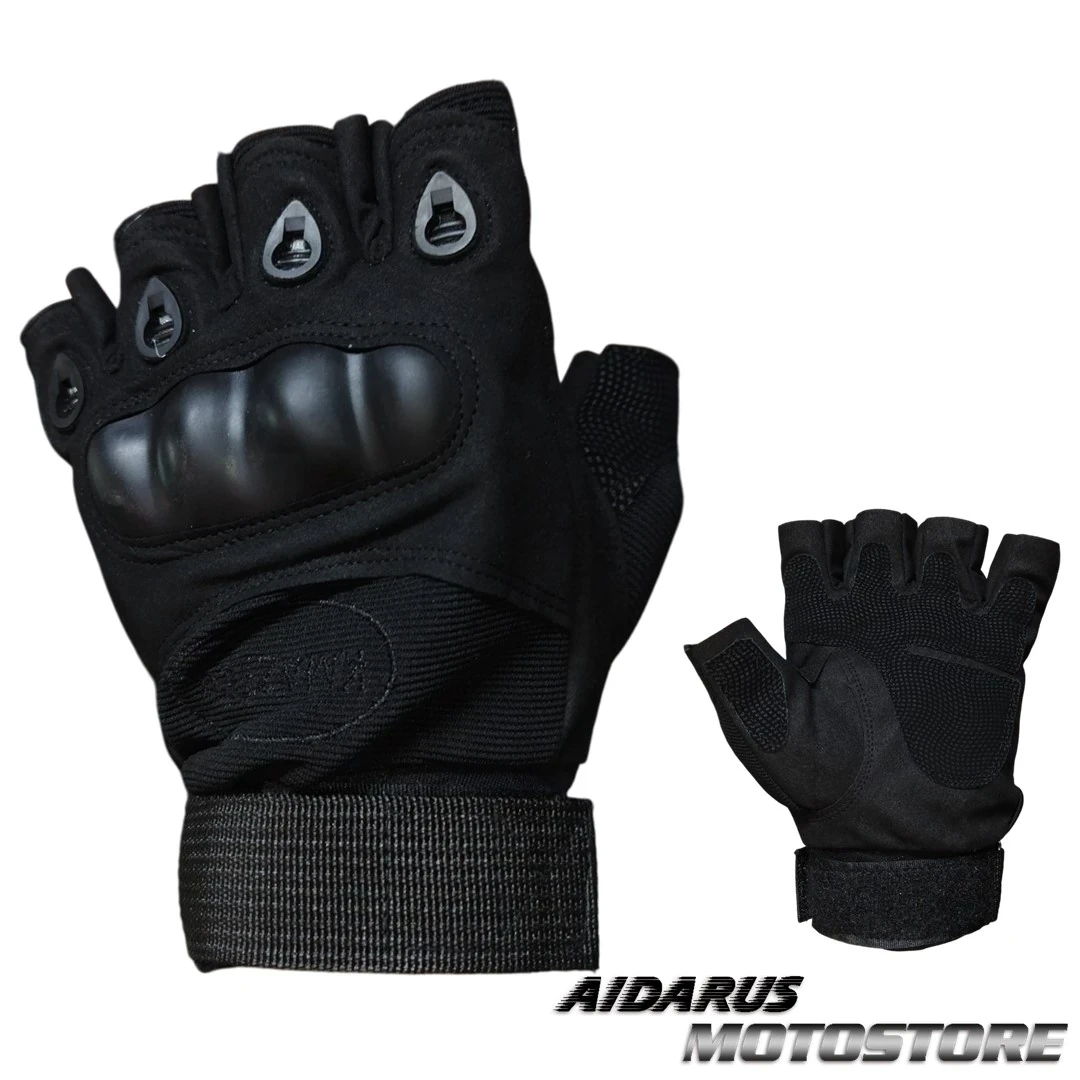 GUANTES TACTICOS CORTO NEGRO